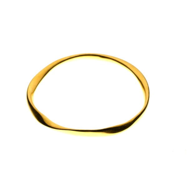 Wave-Bangle-Gold