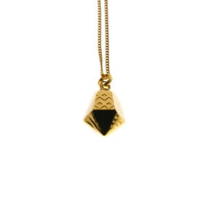 Aztec Drop Pendant (Gold)