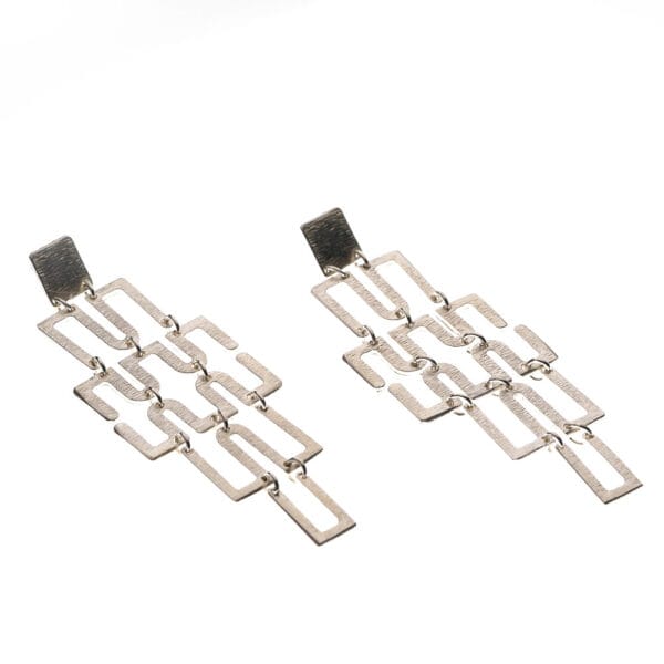 Loom-Studs-Silver
