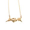 Mountain of Love necklace in gold
