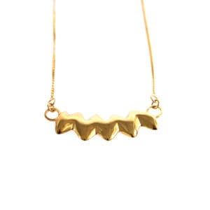 Zigzag Necklace (Gold)