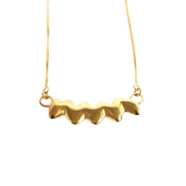 Zigzag-Gold-1 Zig-zag necklace in gold