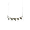 Zig-zag necklace in silver
